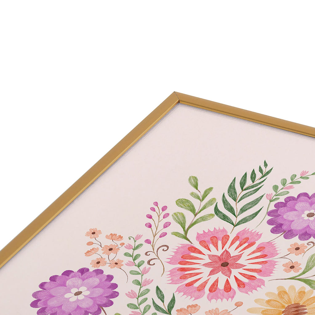 Pimlada Phuapradit Wild Bouquet 1 Square Metal Framed Art Print