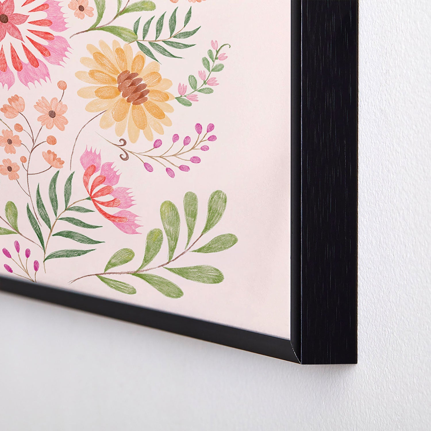 Pimlada Phuapradit Wild Bouquet 1 Square Metal Framed Art Print
