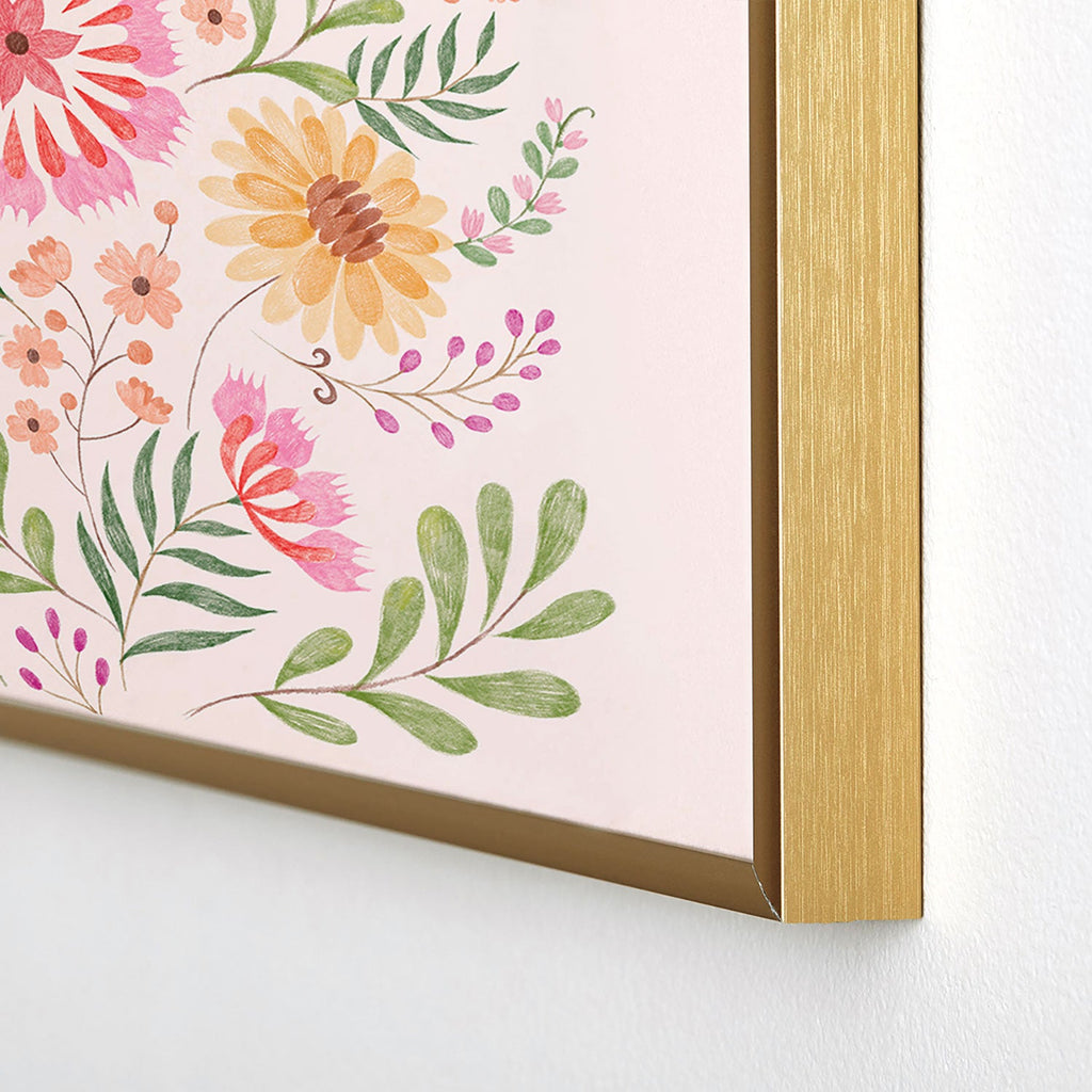 Pimlada Phuapradit Wild Bouquet 1 Square Metal Framed Art Print