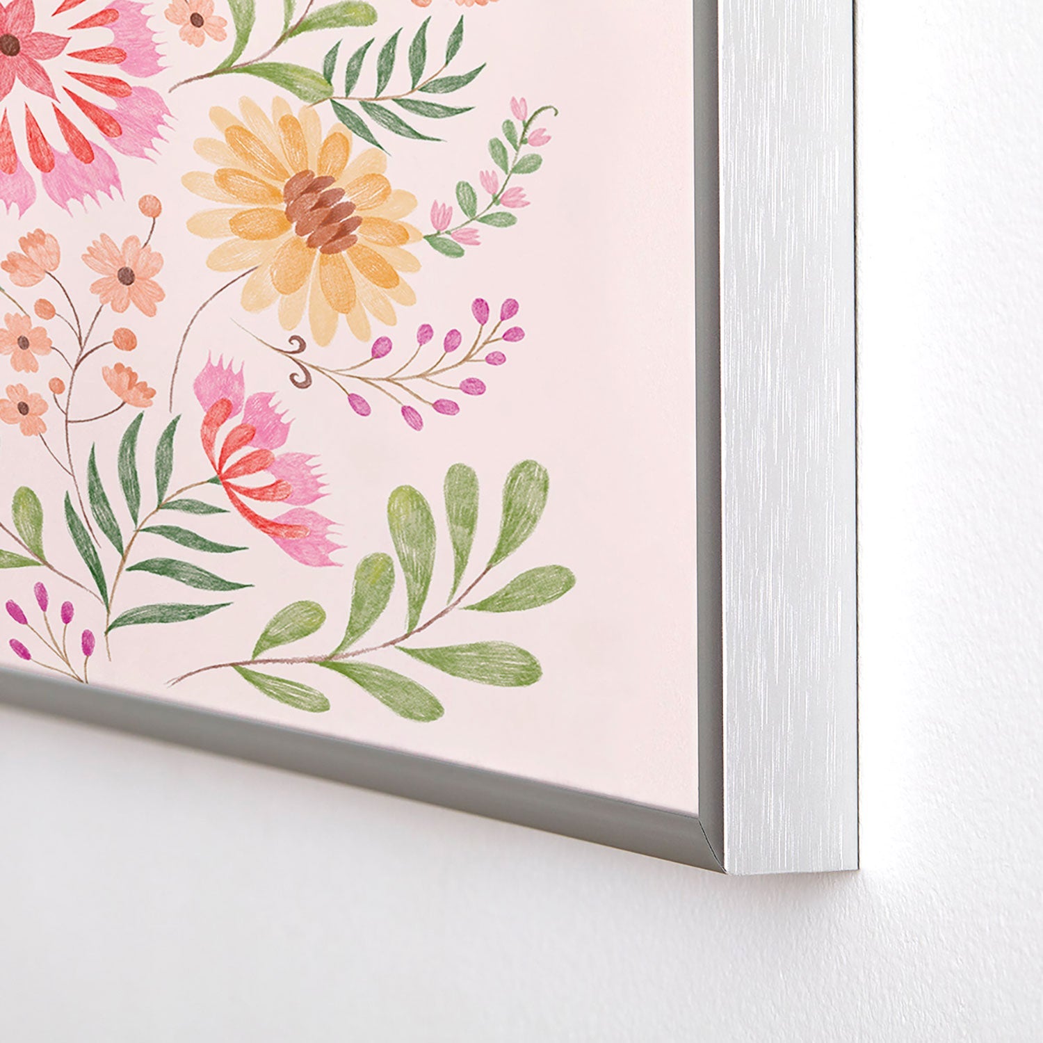 Pimlada Phuapradit Wild Bouquet 1 Square Metal Framed Art Print