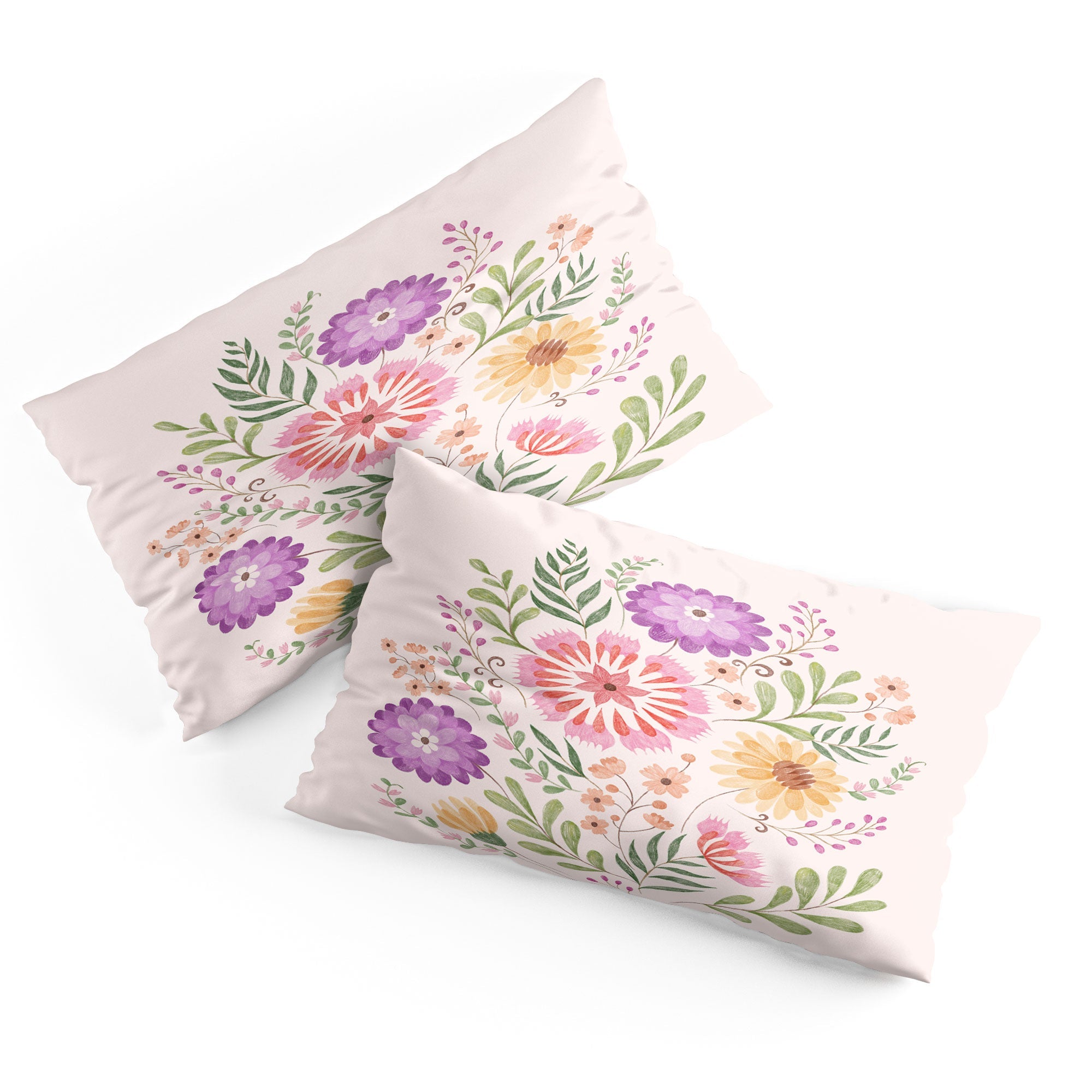 Pimlada Phuapradit Wild Bouquet 1 Pillow Shams