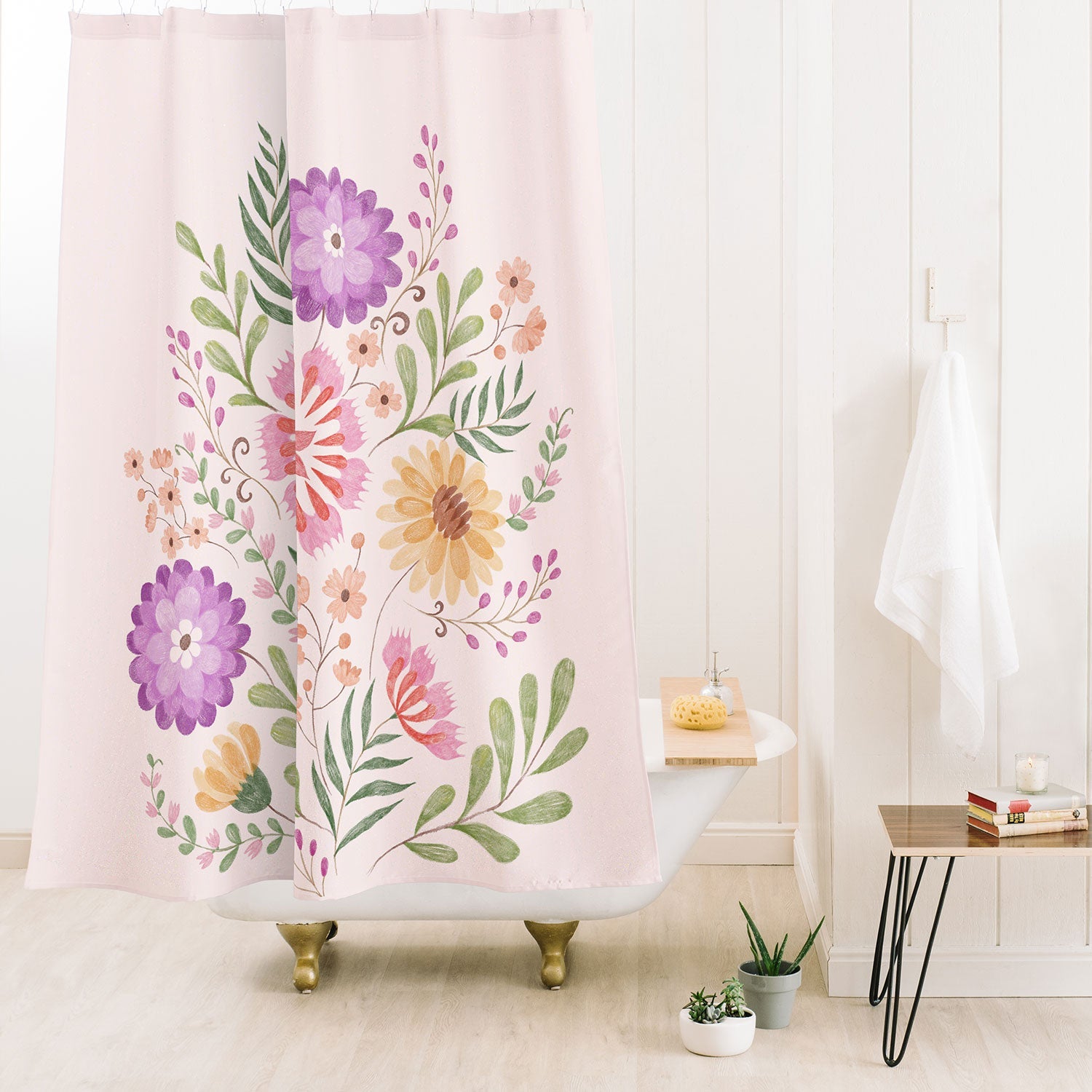 Pimlada Phuapradit Wild Bouquet 1 Shower Curtain