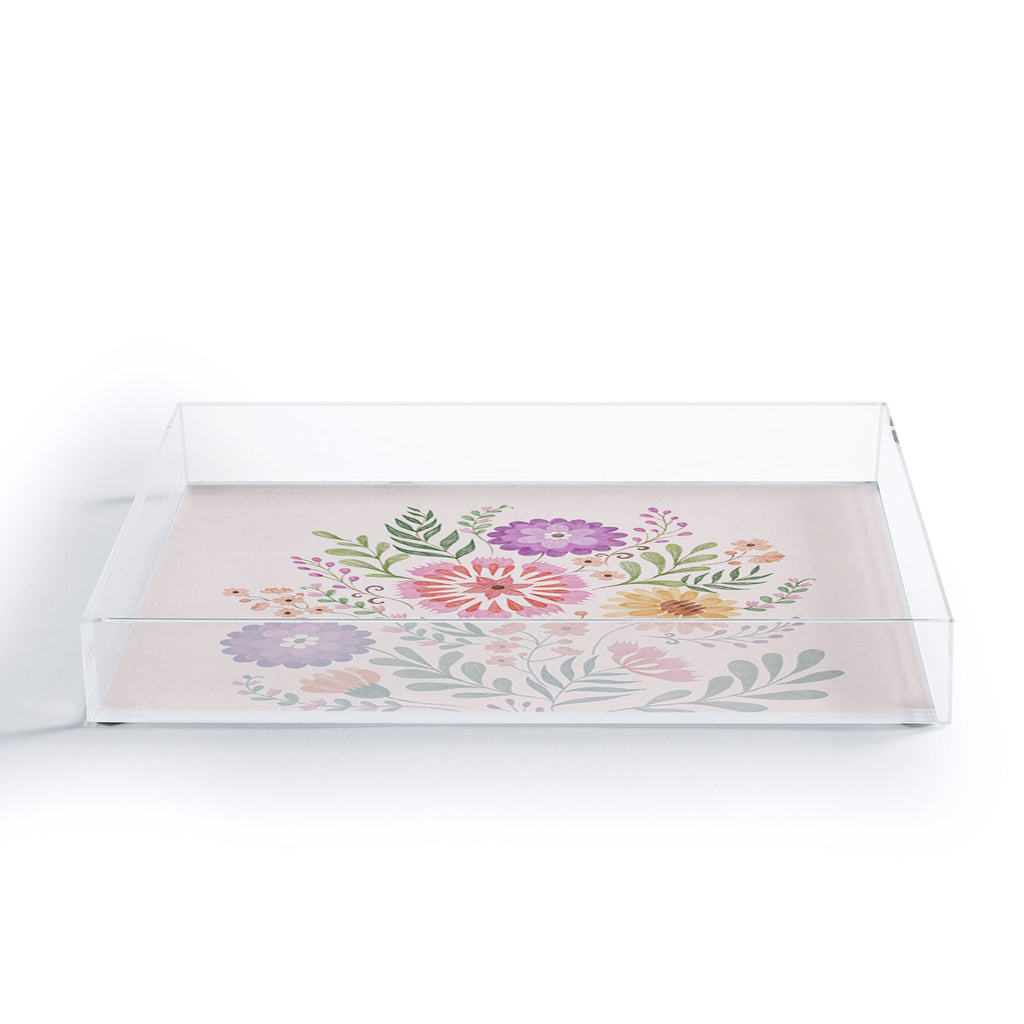 Pimlada Phuapradit Wild Bouquet 1 Acrylic Tray
