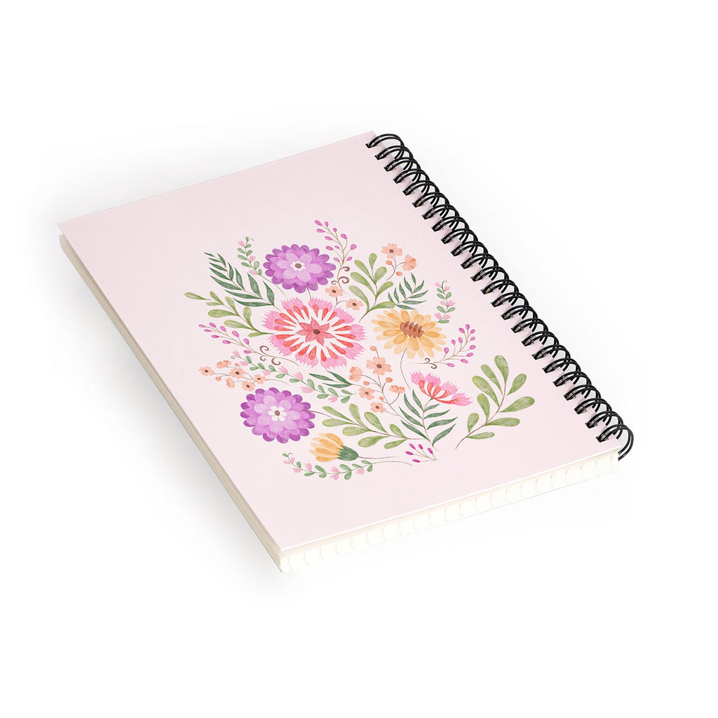Pimlada Phuapradit Wild Bouquet 1 Spiral Notebook
