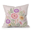 Pimlada Phuapradit Wild Bouquet 1 Throw Pillow