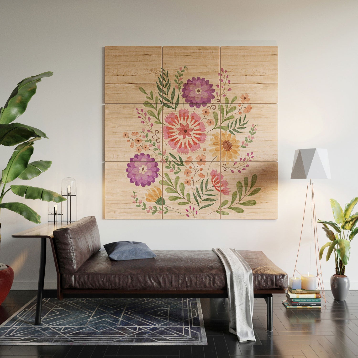 Pimlada Phuapradit Wild Bouquet 1 Wood Wall Mural