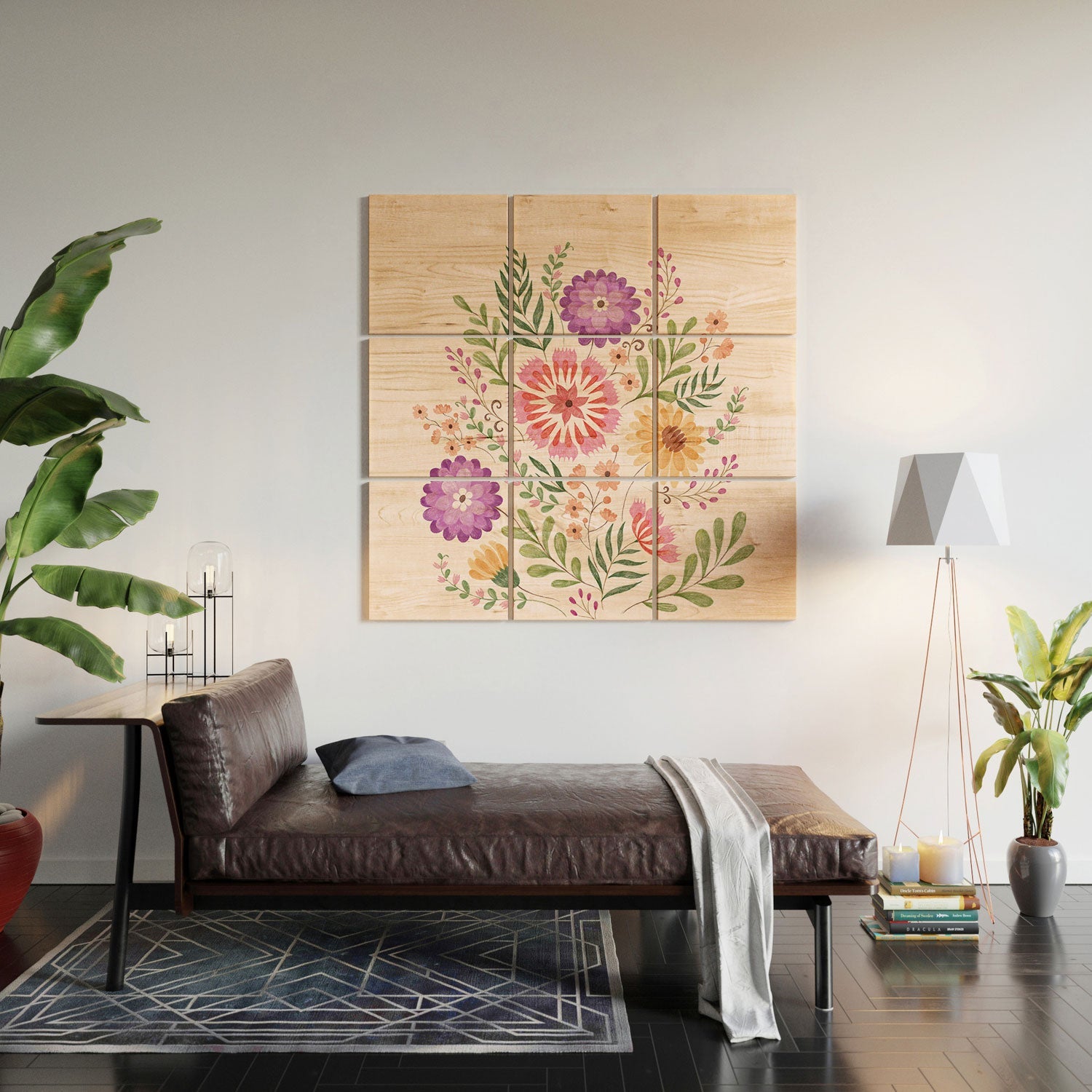 Pimlada Phuapradit Wild Bouquet 1 Wood Wall Mural