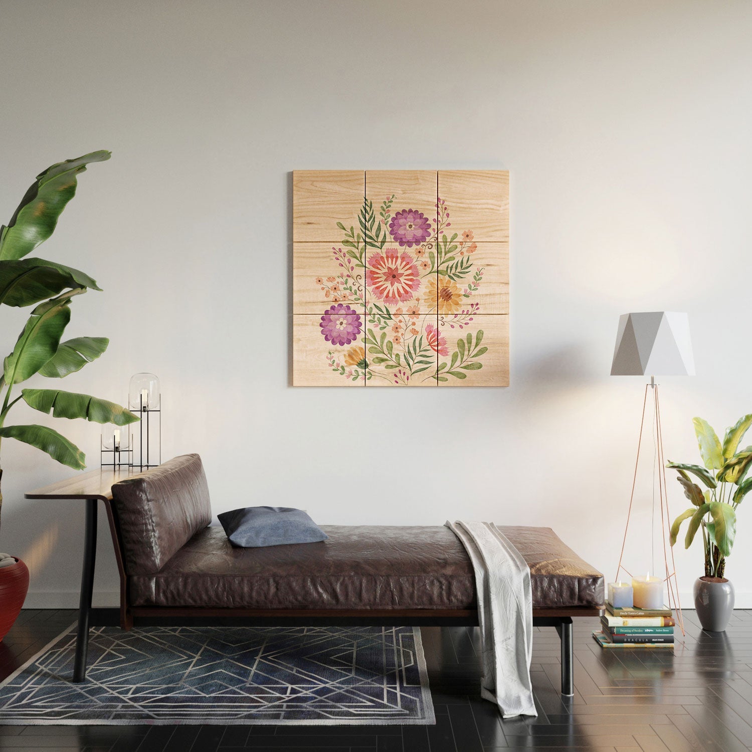 Pimlada Phuapradit Wild Bouquet 1 Wood Wall Mural
