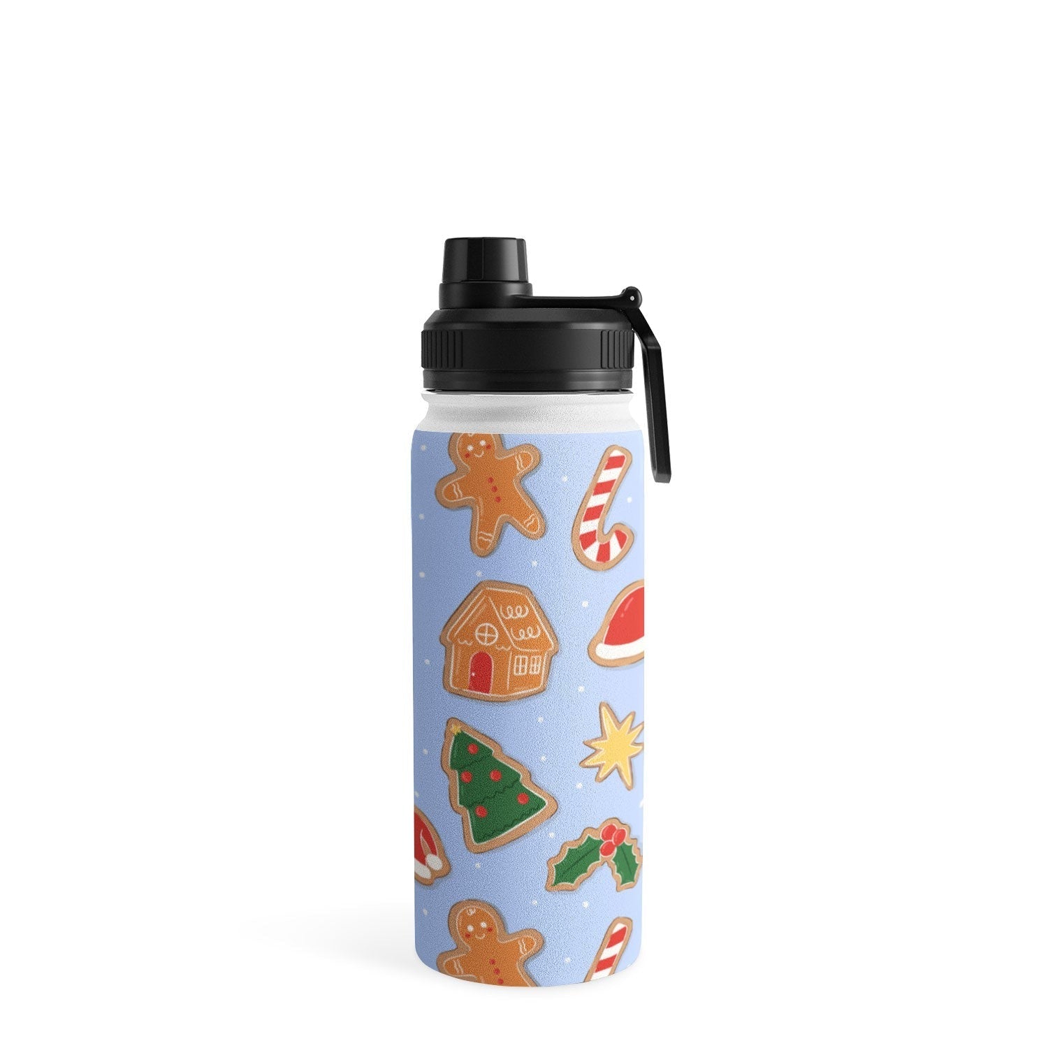Love_Ryming Christmas Cookies Water Bottle