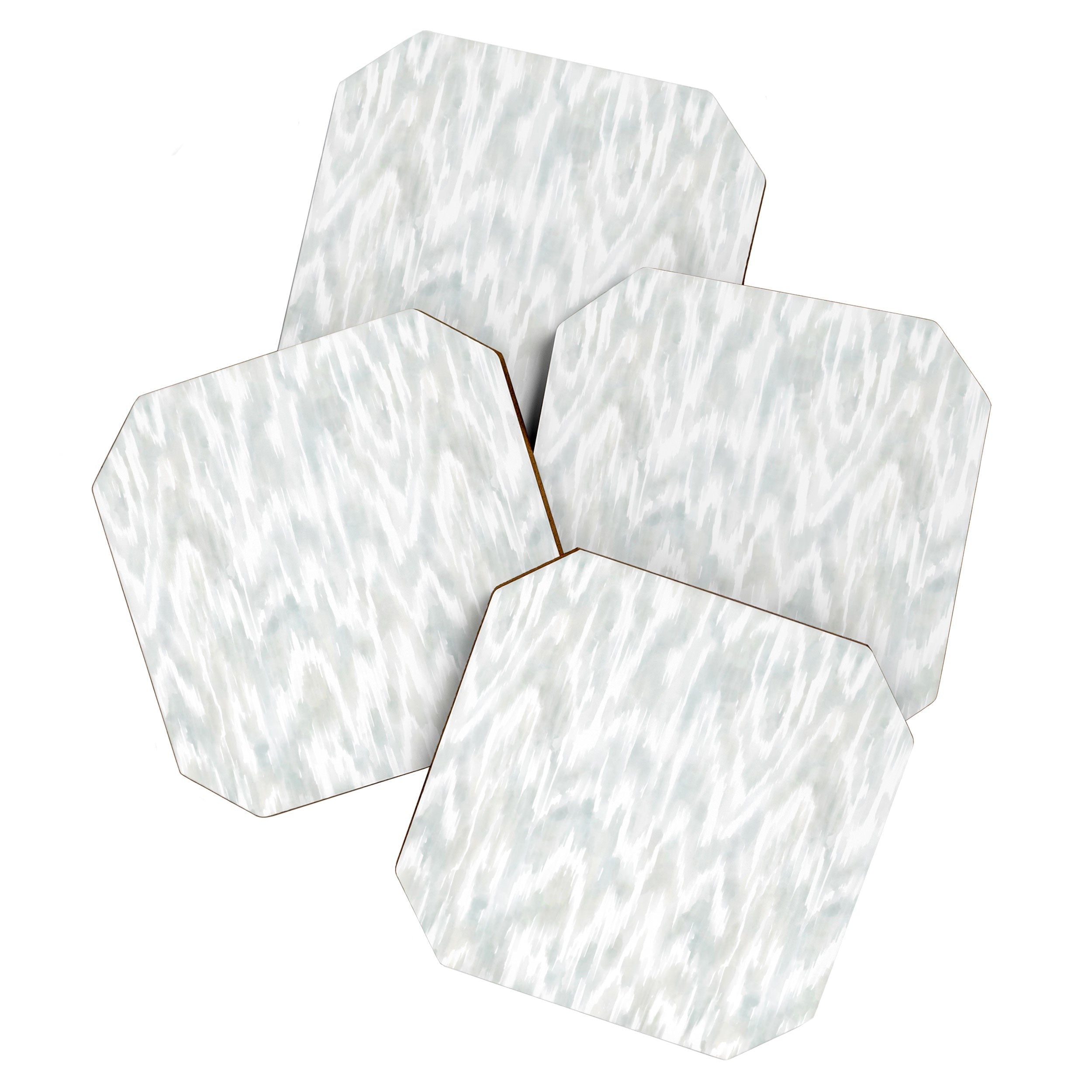 Jacqueline Maldonado Watercolor Wood Grain Coaster Set