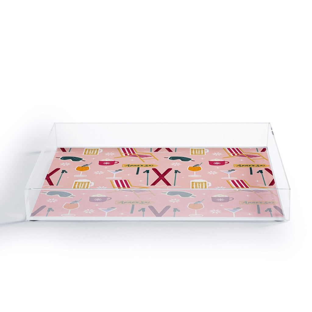Design by Spark Apres Ski Holiday Acrylic Tray