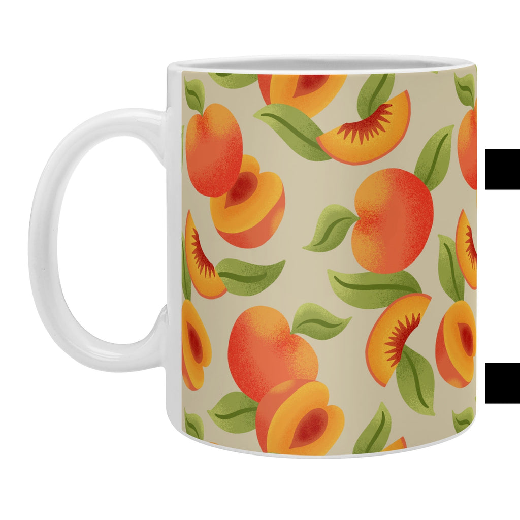 Jessica Molina Peach Pattern Coffee Mug