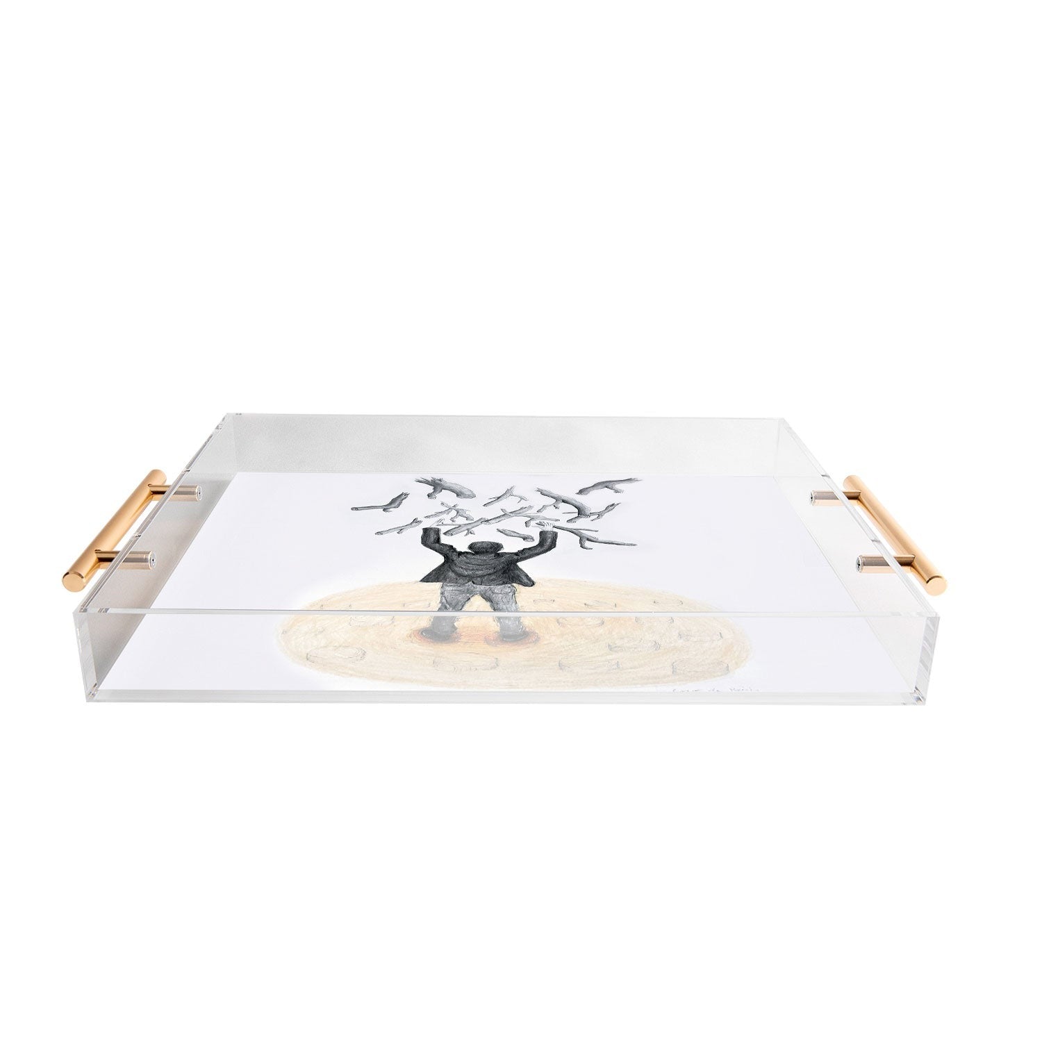 Coco de Paris Wood in the sky Acrylic Tray