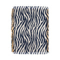 Avenie BR Navy Tiger Stripes Throw Blanket