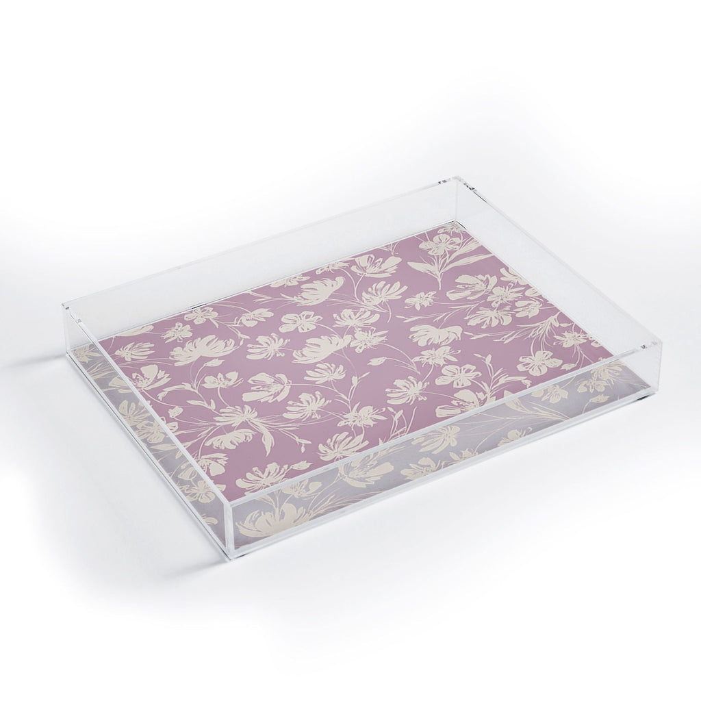 Gabriela Fuente Martine Lilac Acrylic Tray