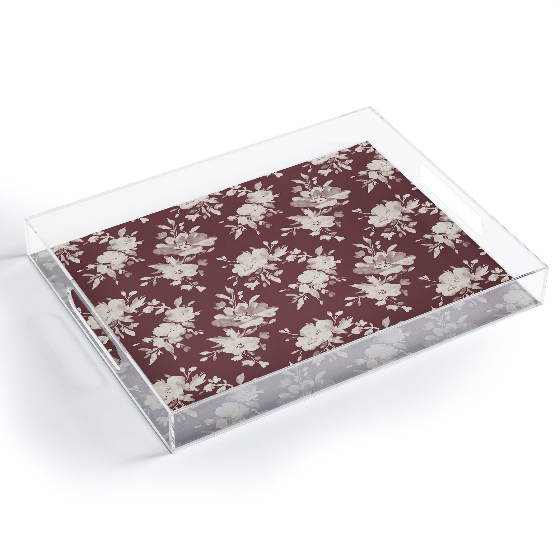 Marta Barragan Camarasa Antique Petal Romance Acrylic Tray