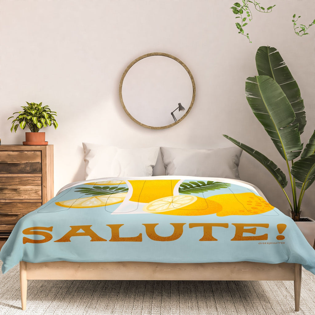 Jessica Molina Limoncello Cocktail Comforter