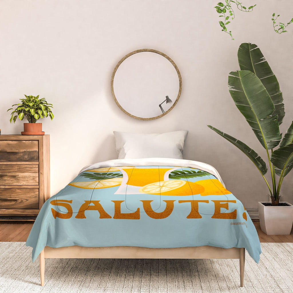 Jessica Molina Limoncello Cocktail Comforter