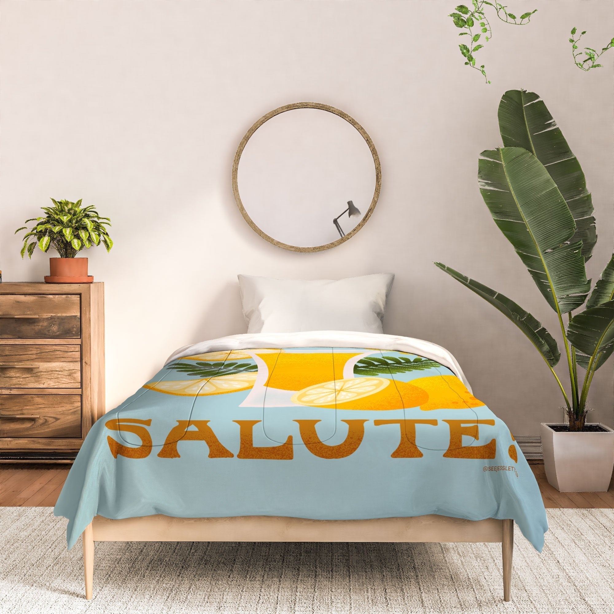 Jessica Molina Limoncello Cocktail Comforter