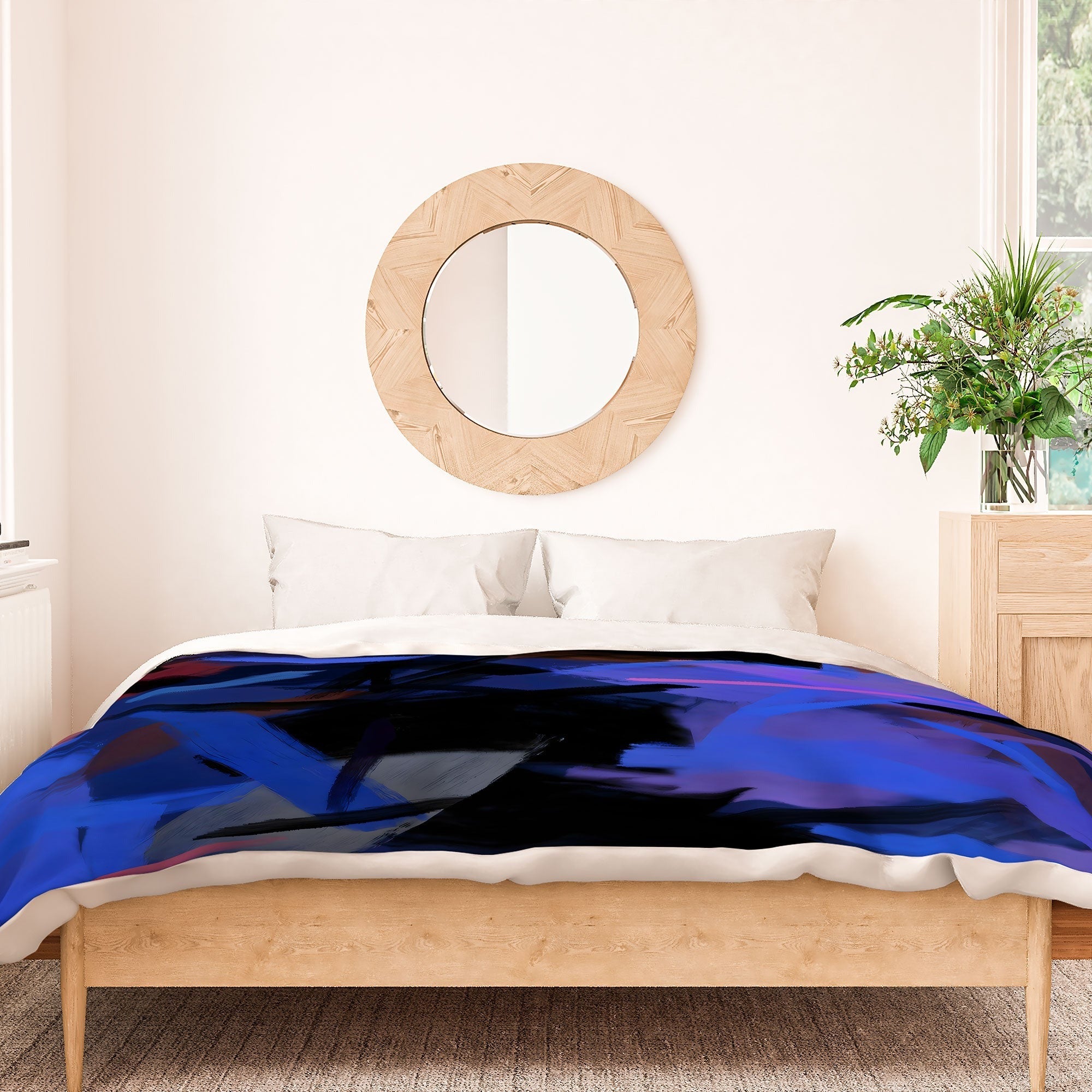 83 Oranges Midnight Sparks Duvet Cover