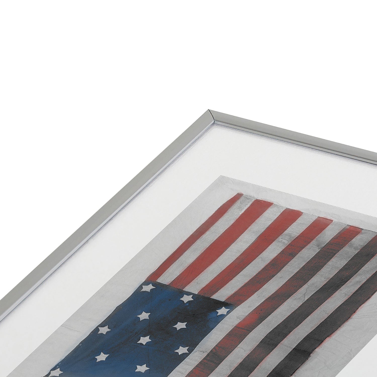 DENY Designs Flag Attributed to Elizabeth Schuyler Hamilton Metal Framed Art Print