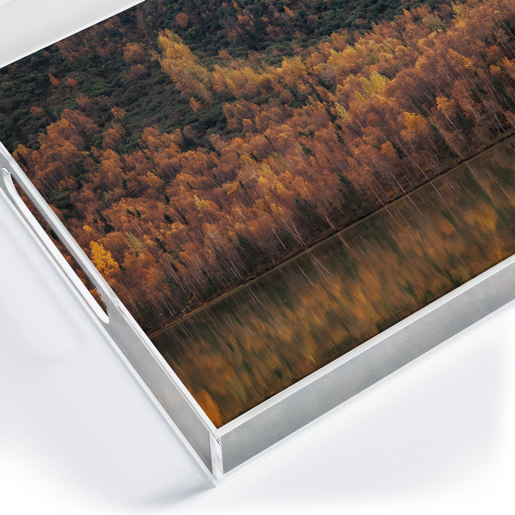 Hannah Kemp Fall Lake Acrylic Tray