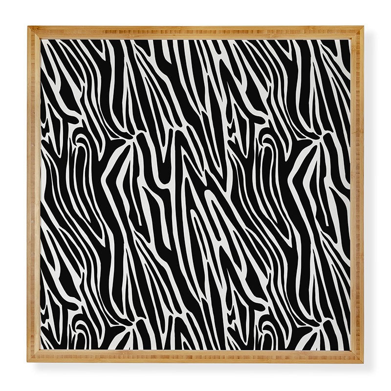 Jennifer Labre Wild Zebra Framed Wall Art