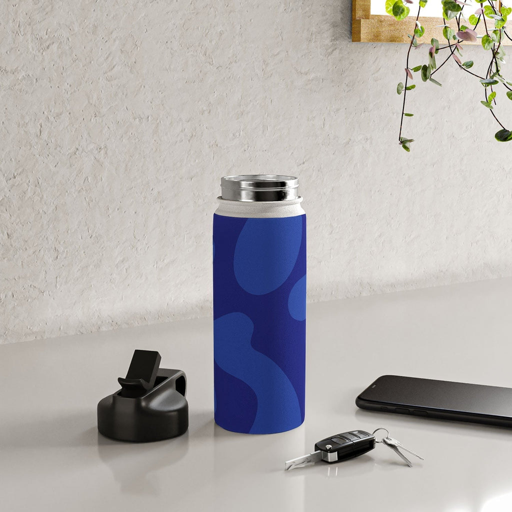 Camilla Foss Blue Pebble Water Bottle
