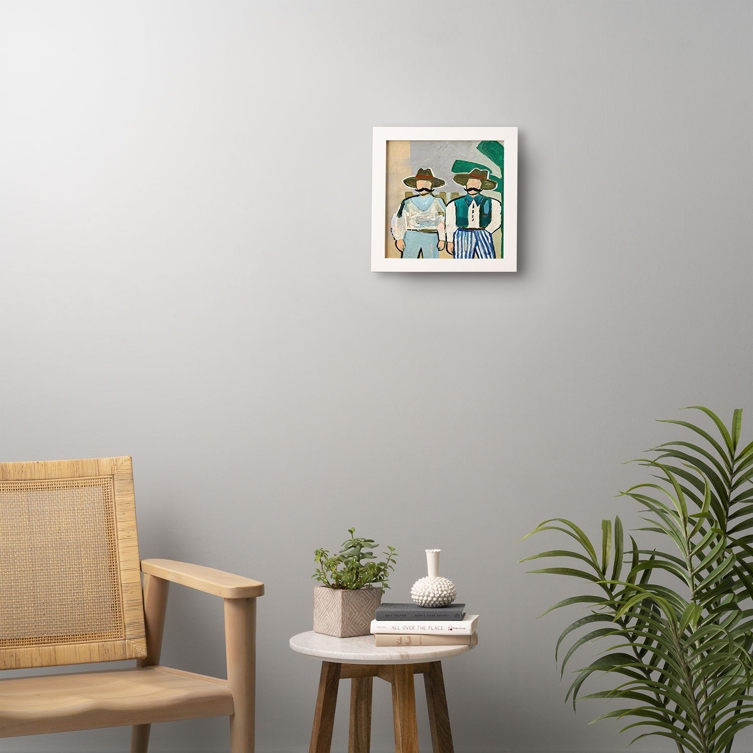 83 Oranges Side By Side Cowboy Edition Framed Wall Art