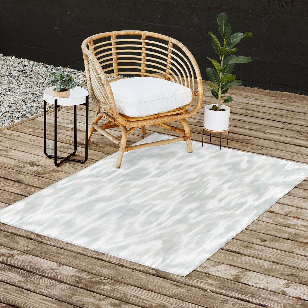 Jacqueline Maldonado Watercolor Wood Grain Outdoor Rug