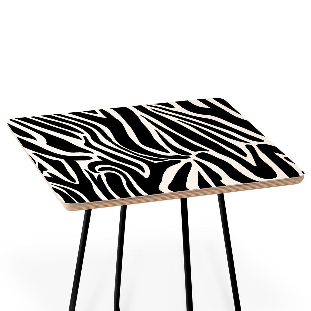 Jennifer Labre Wild Zebra Side Table