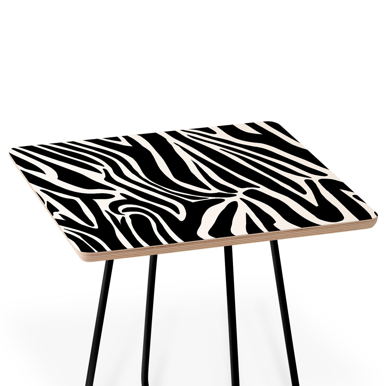 Jennifer Labre Wild Zebra Side Table