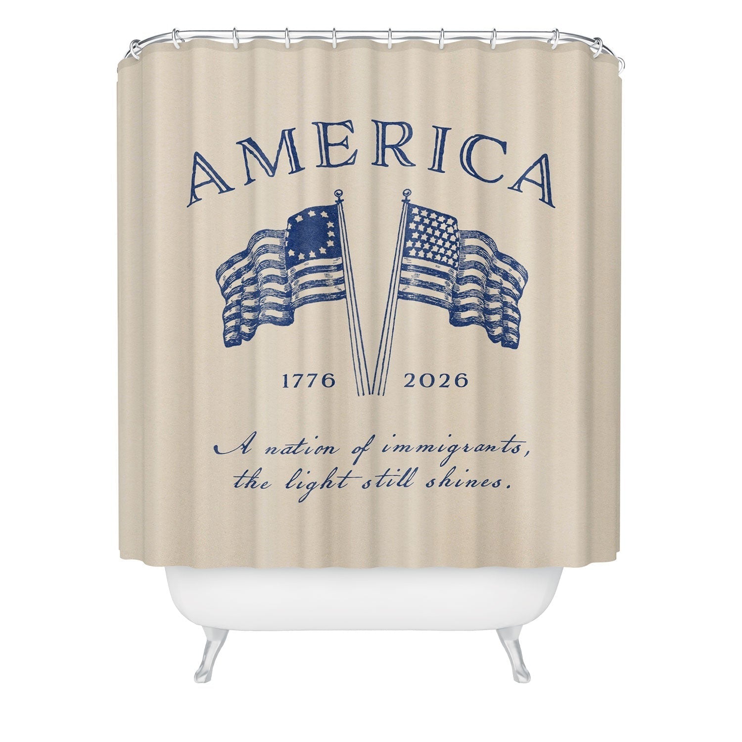 DENY Designs America250 Shower Curtain