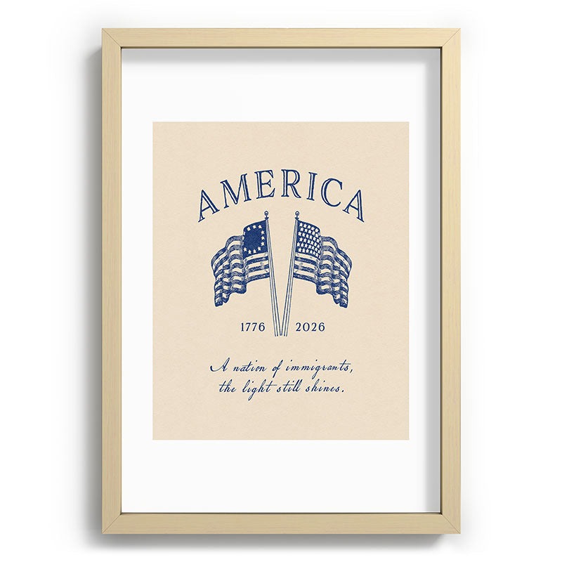 DENY Designs America250 Recessed Framing Rectangle