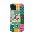 LouBruzzoni Cozy Christmas Patchwork Phone Case