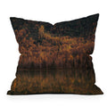 Hannah Kemp Fall Lake Throw Pillow