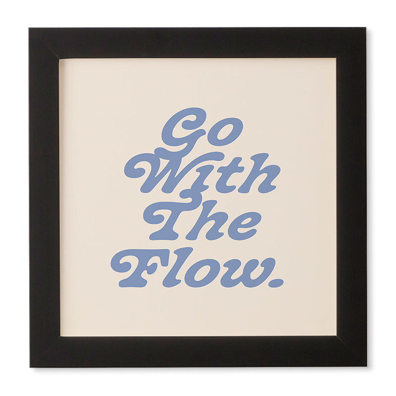 poiseparadise Go with the flow II Framed Wall Art