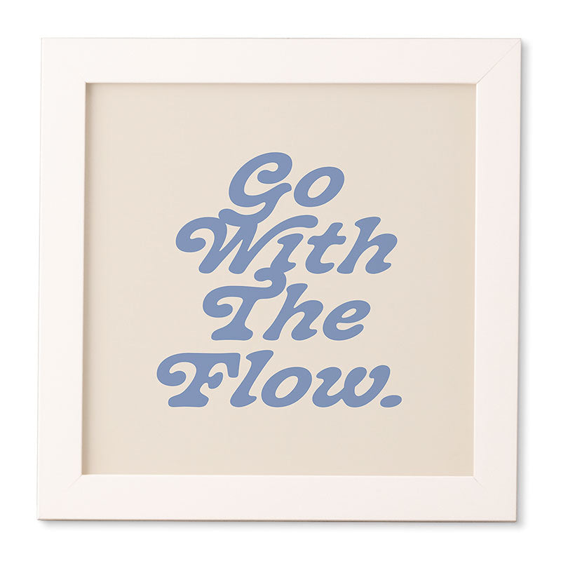 poiseparadise Go with the flow II Framed Wall Art