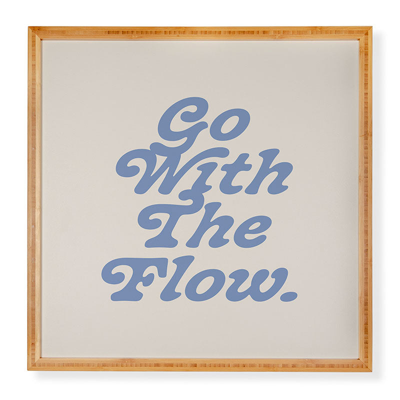 poiseparadise Go with the flow II Framed Wall Art