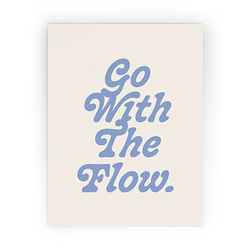 poiseparadise Go with the flow II Mini Art Print