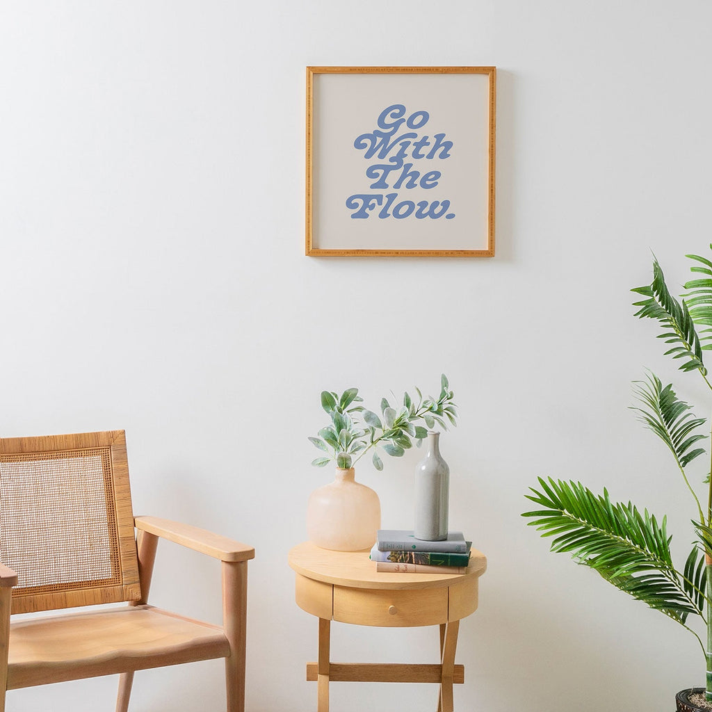 poiseparadise Go with the flow II Framed Wall Art