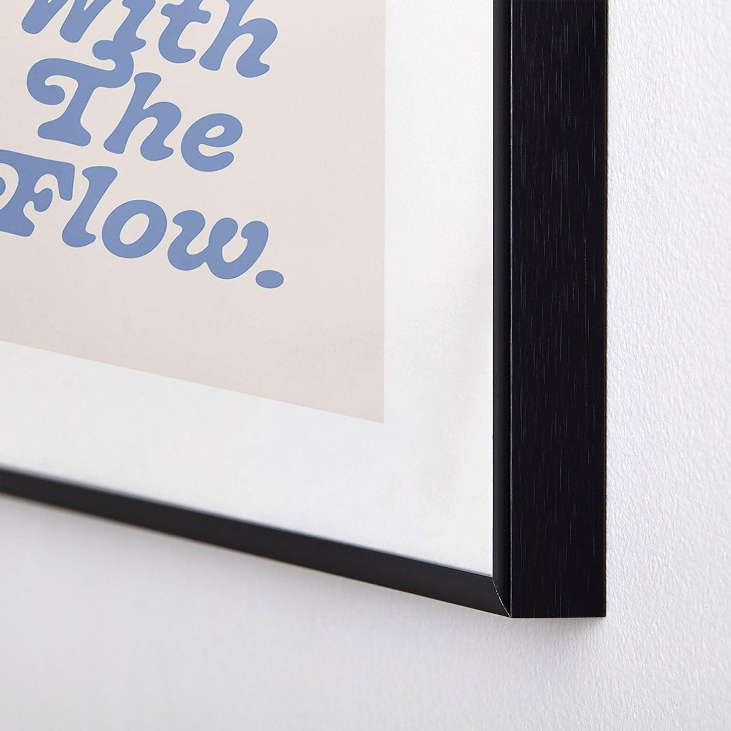 poiseparadise Go with the flow II Metal Framed Art Print