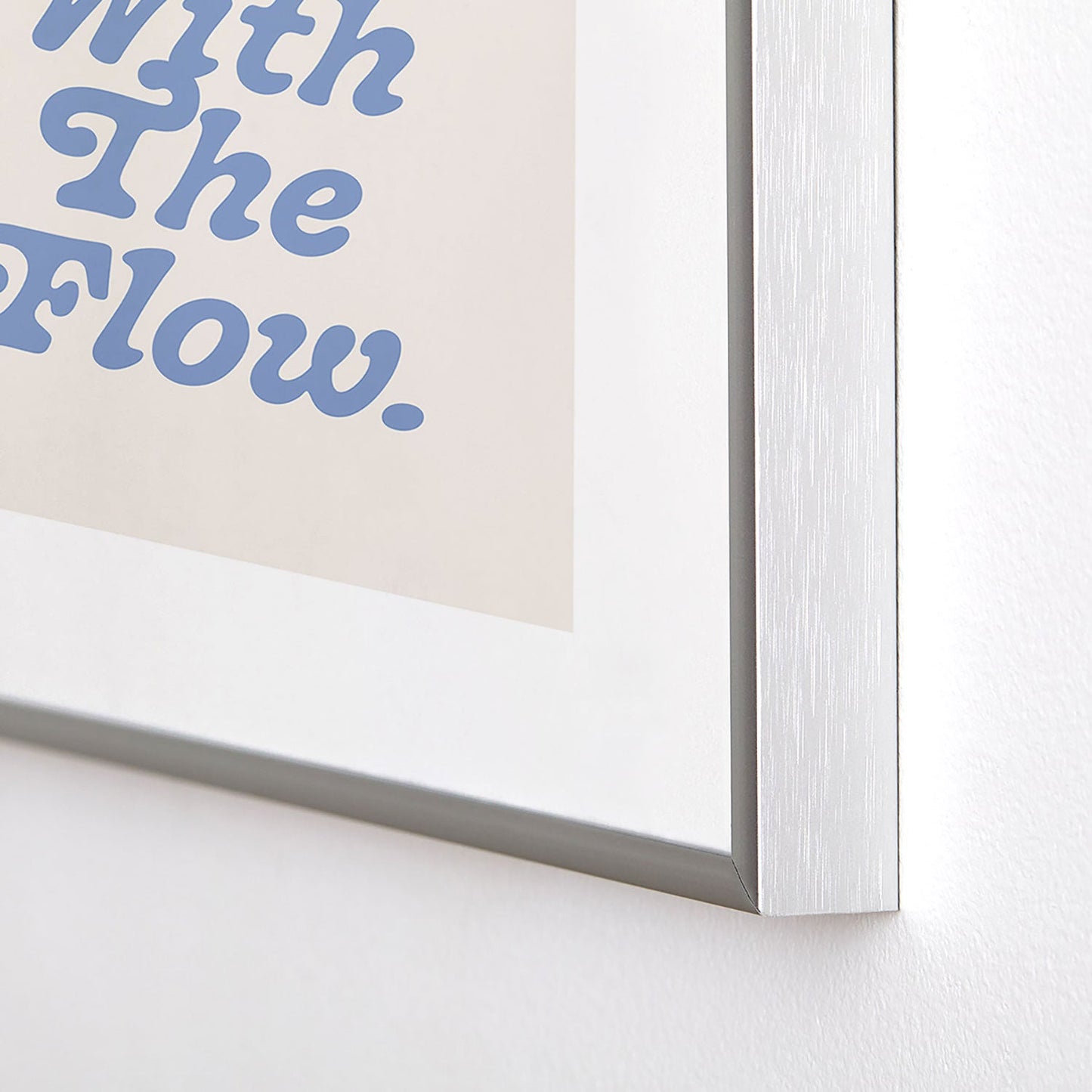 poiseparadise Go with the flow II Metal Framed Art Print