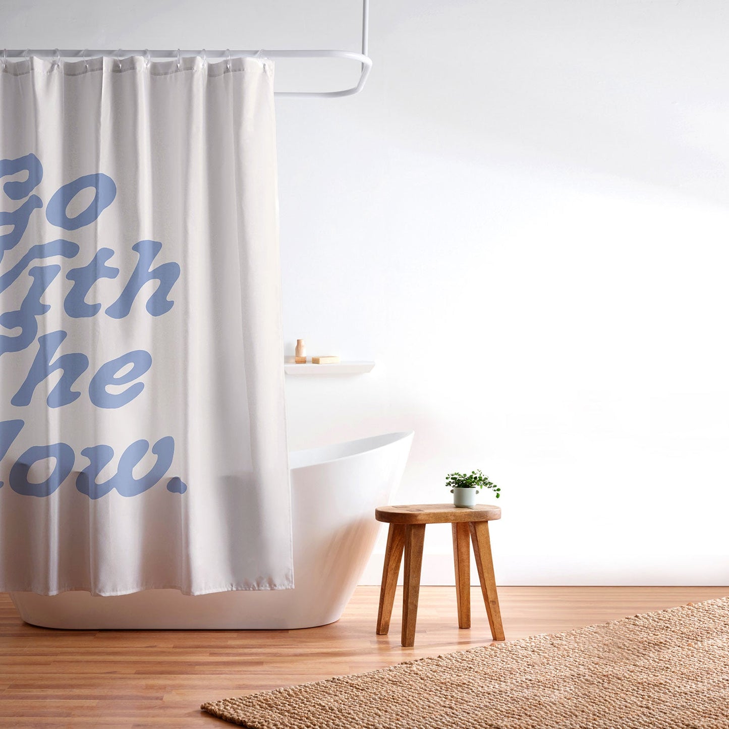 poiseparadise Go with the flow II Shower Curtain