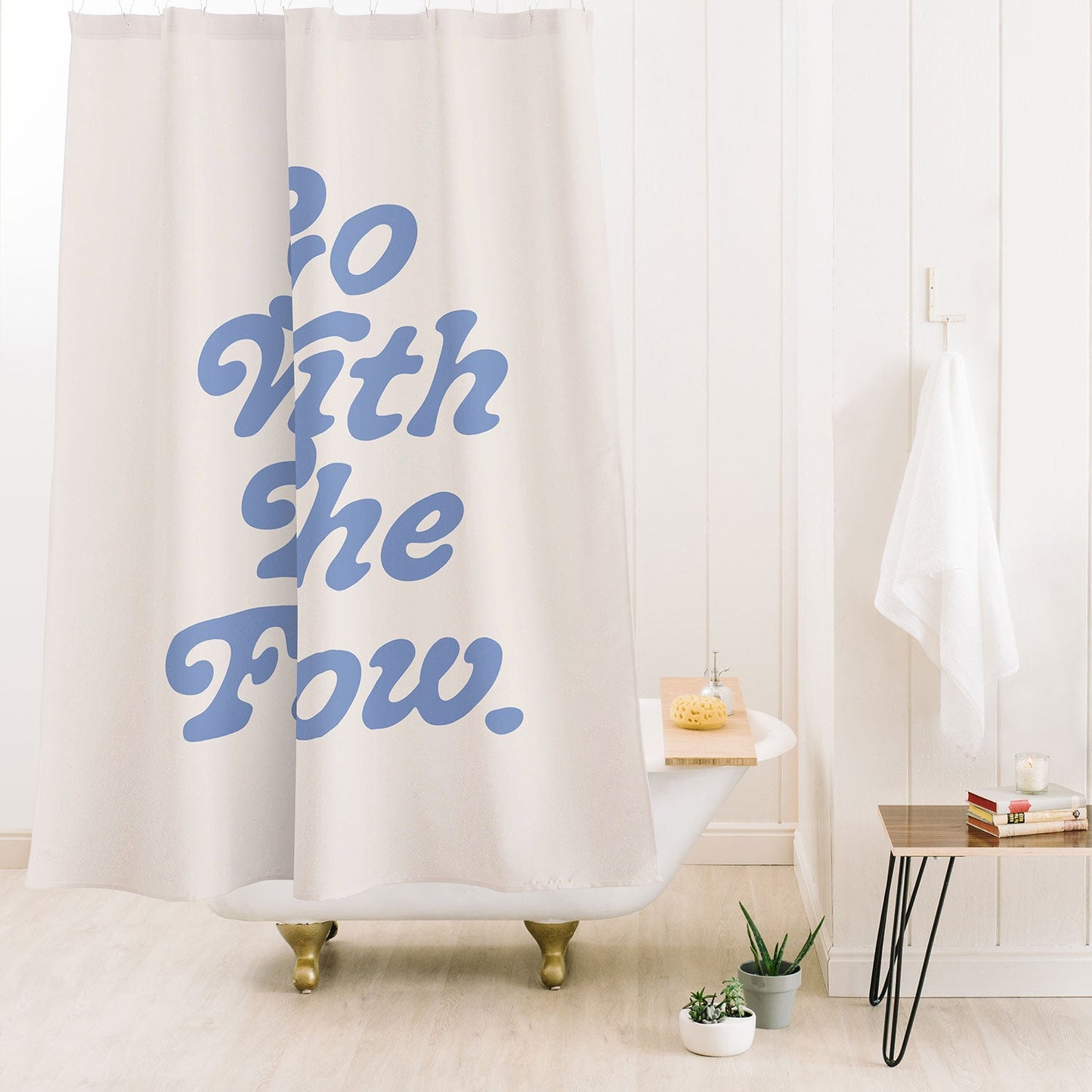 poiseparadise Go with the flow II Shower Curtain