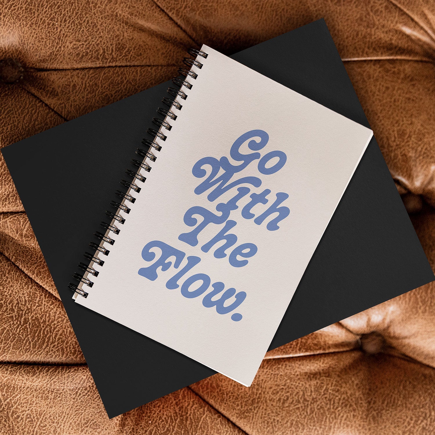 poiseparadise Go with the flow II Spiral Notebook