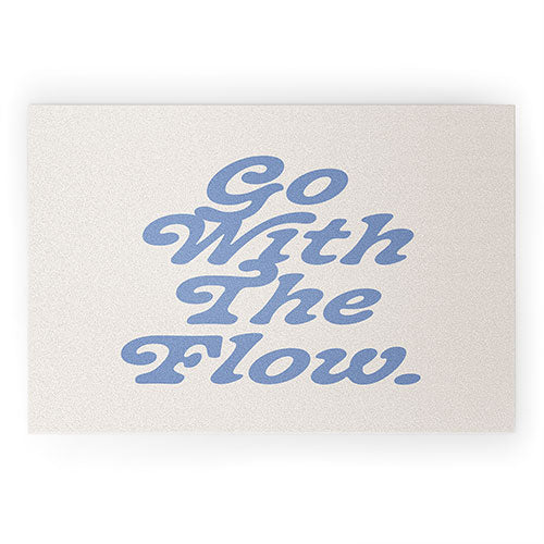 poiseparadise Go with the flow II Welcome Mat