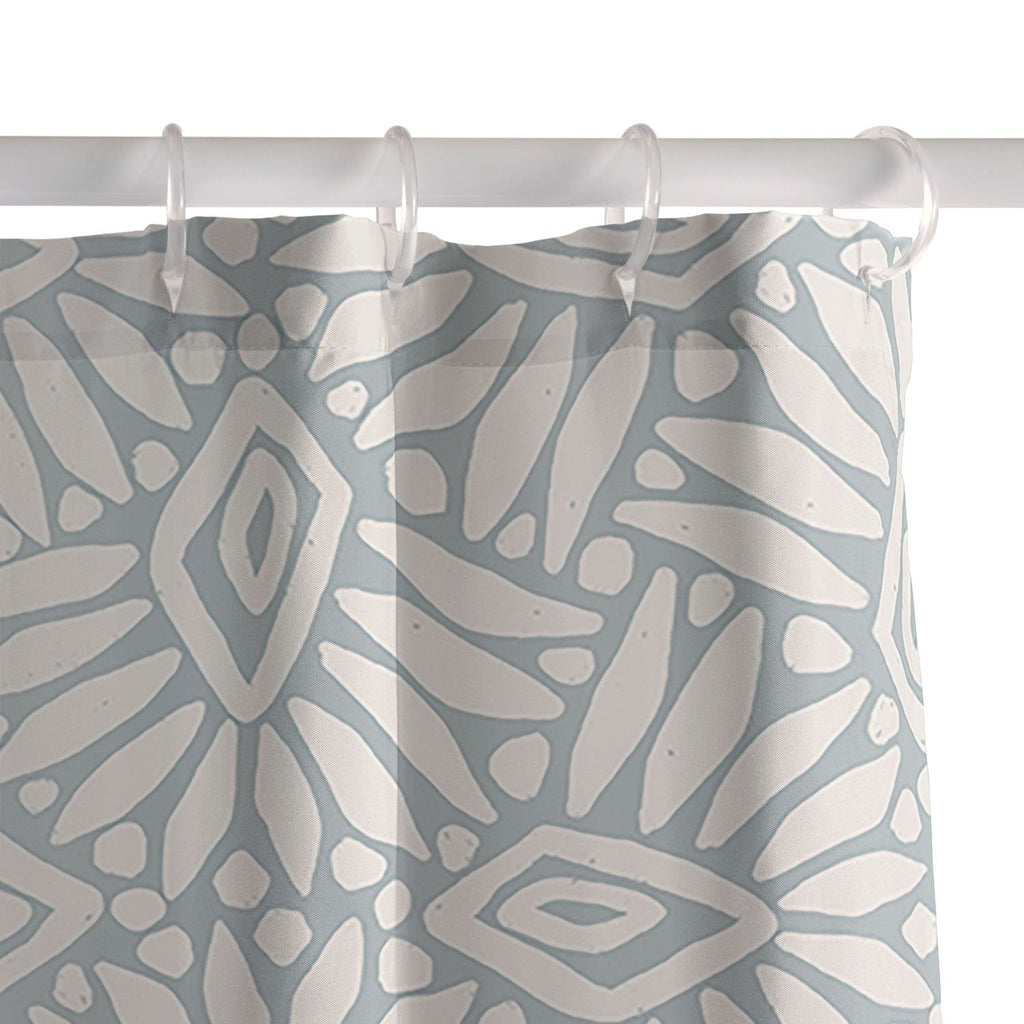 CoastL Studio Palm Ogee Shower Curtain
