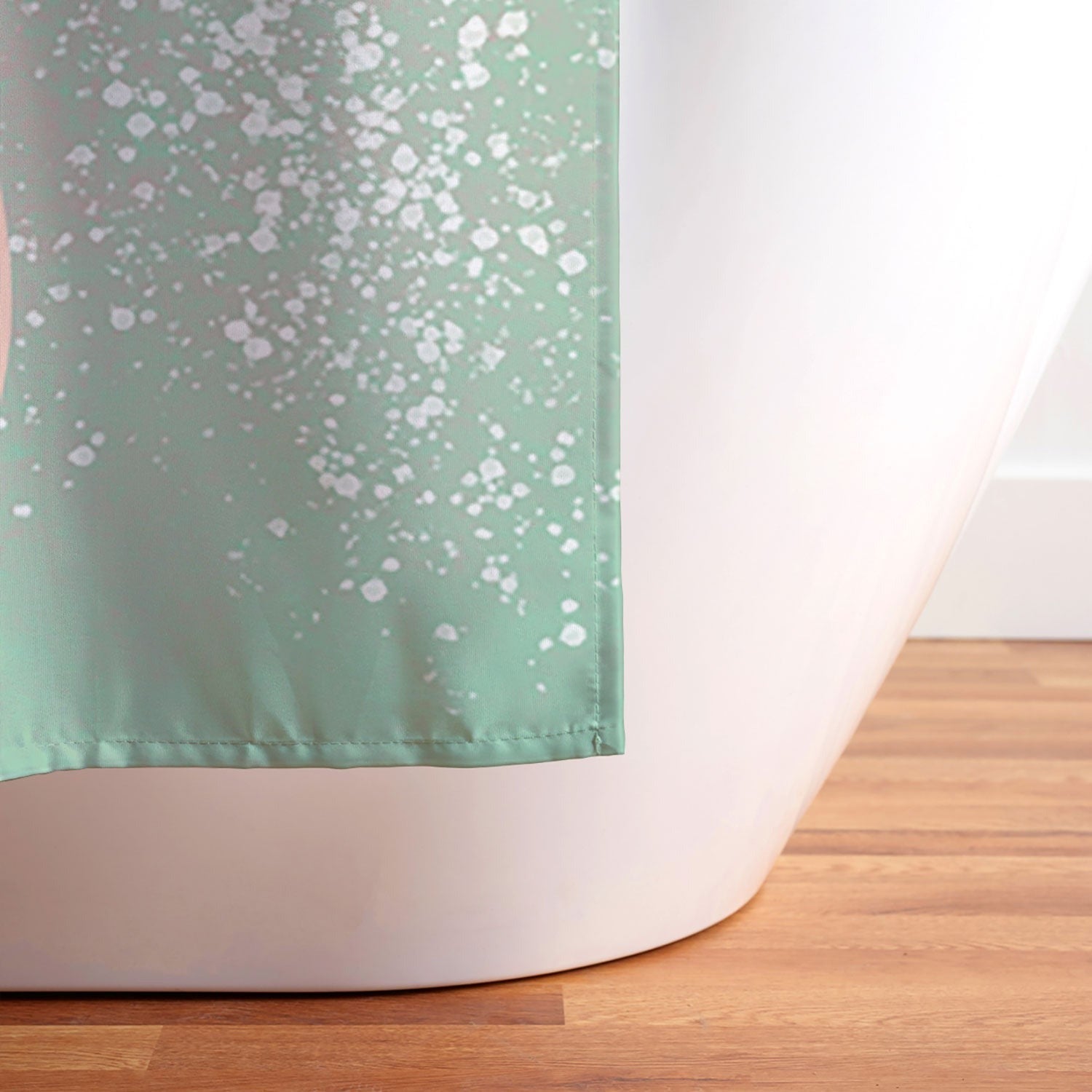 Design by Spark Sporty Football Santa Shower Curtain