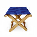 Camilla Foss Blue Pebble Folding Stool